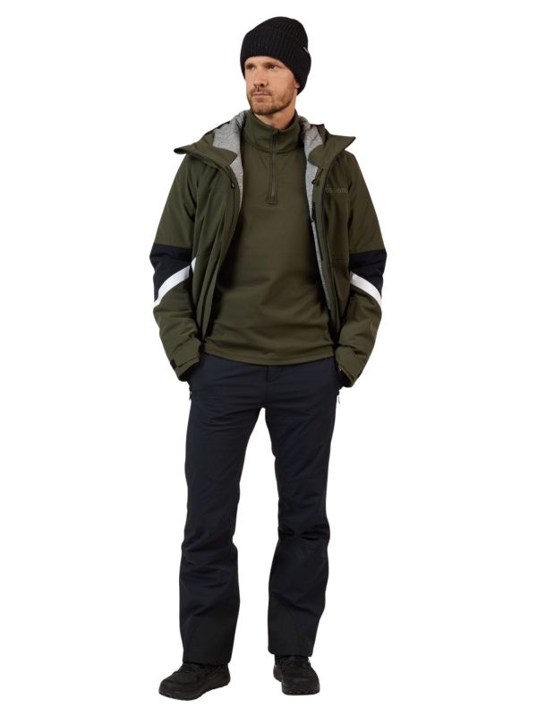 Bluza męska Rossignol Stretch Half-Zip Mid Layer Olive Shadow