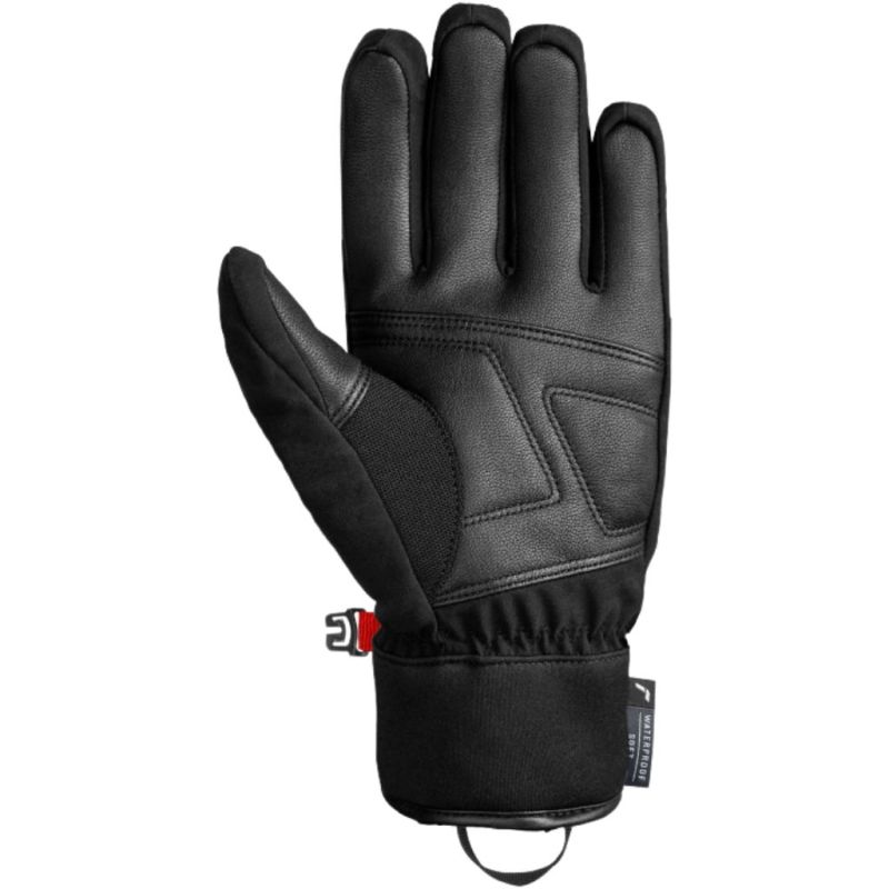 Rękawice narciarskie męskie Reusch Thunder R-TEX® XT Black/Red