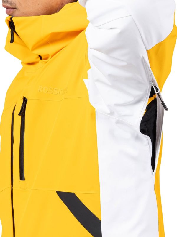 Kurtka narciarska męska Rossignol Ciastel Saffron Yellow