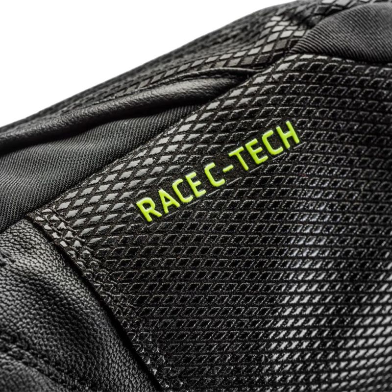 Rękawice narciarskie Leki WCR C-TECH 3D black-ice lemon
