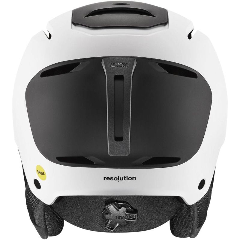 Kask narciarski UVEX Resolution MIPS white black matt