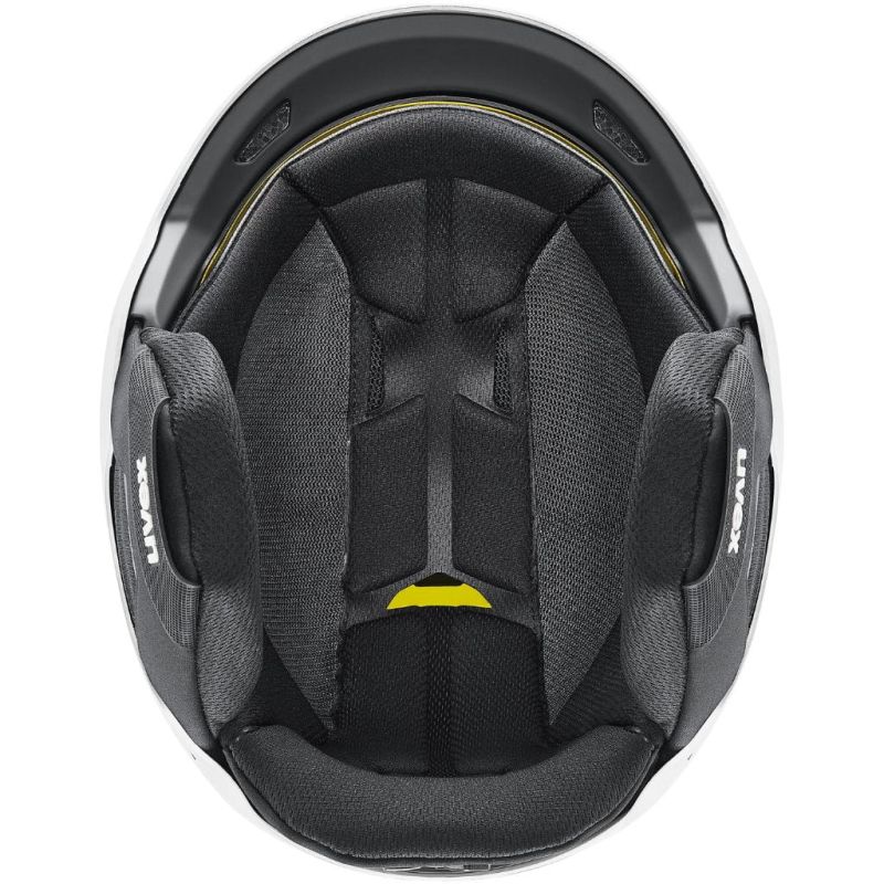 Kask narciarski UVEX Resolution MIPS white black matt