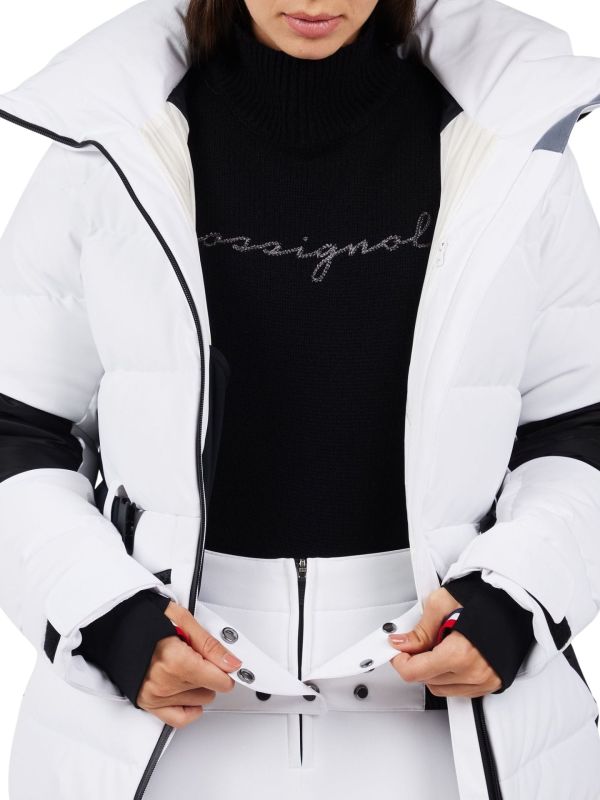 Kurtka narciarska damska Rossignol Ciastel Down Mix White