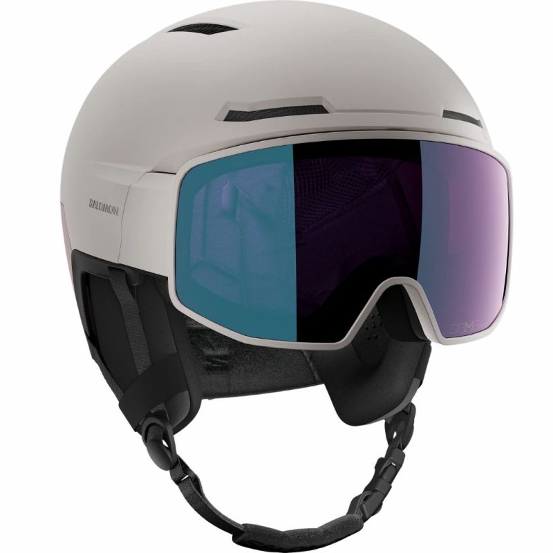 Kask narciarski Salomon Driver Pro Sigma Photo MIPS Grey Violet
