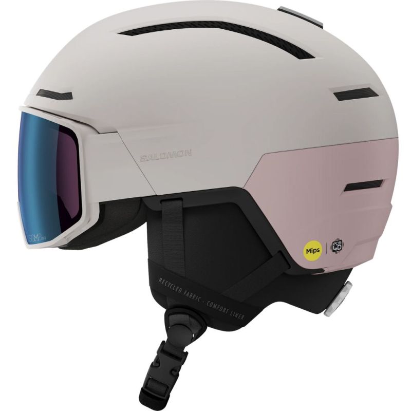 Kask narciarski Salomon Driver Pro Sigma Photo MIPS Grey Violet