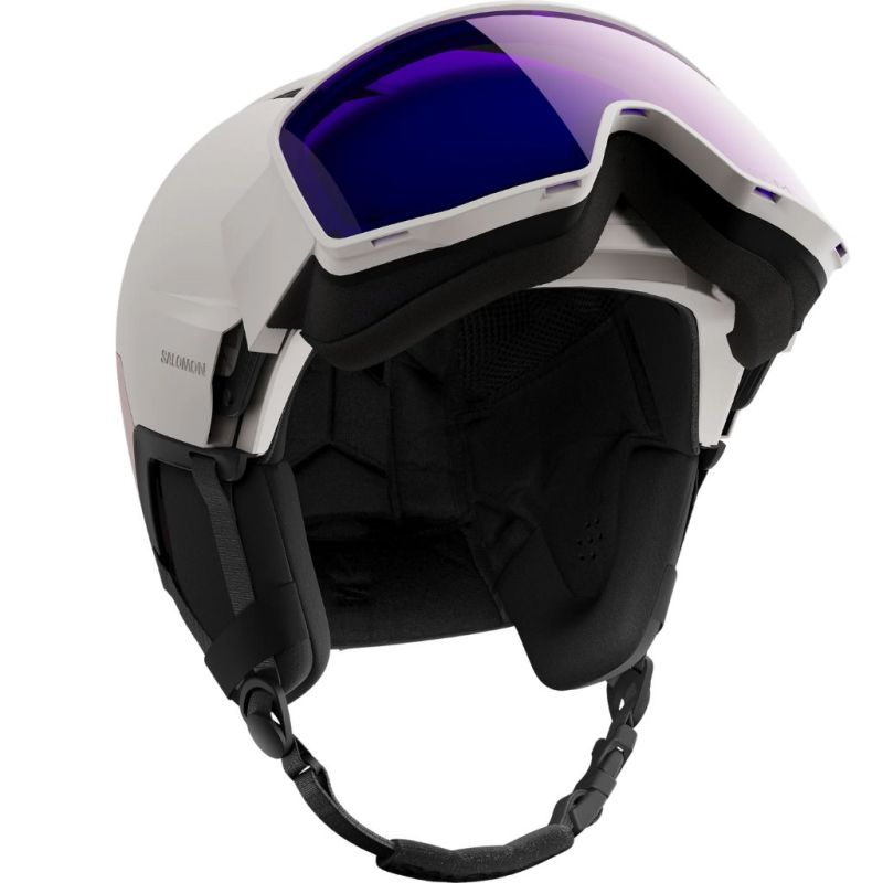Kask narciarski Salomon Driver Pro Sigma Photo MIPS Grey Violet