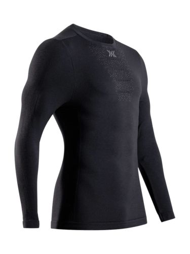 Koszulka termoaktywna męska X-Bionic Mightywool z długim rękawem Black