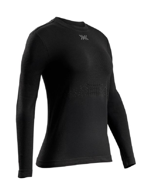 Koszulka termoaktywna damska X-Bionic Mightywool z długim rękawem Black