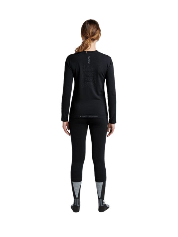 Koszulka termoaktywna damska X-Bionic Mightywool z długim rękawem Black