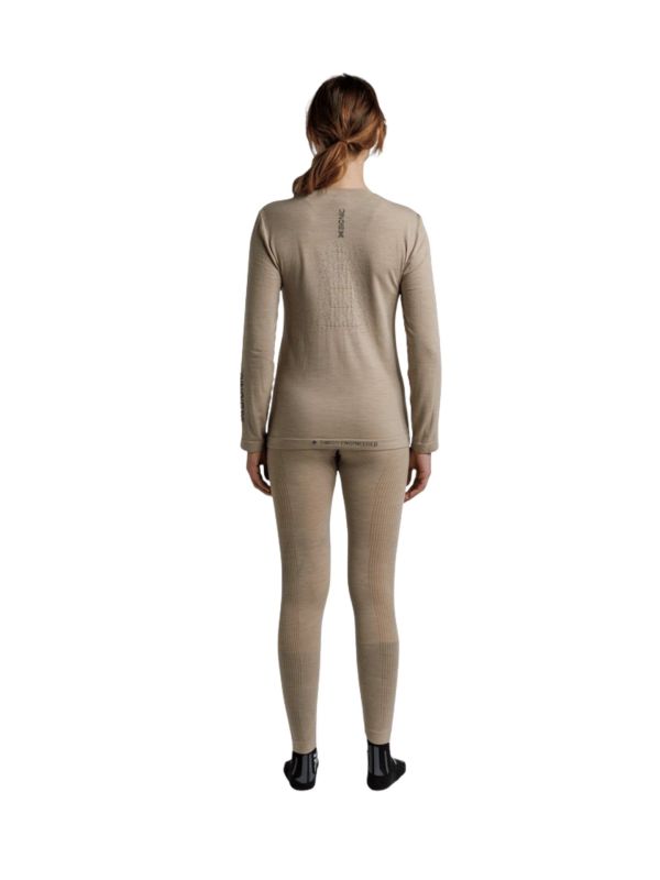 Koszulka termoaktywna damska X-Bionic Mightywool z długim rękawem Beige