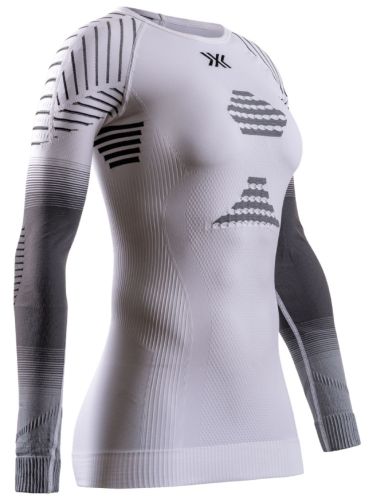 Koszulka termoaktywna z długim rękawem damska X-Bionic Invent FX White Grey