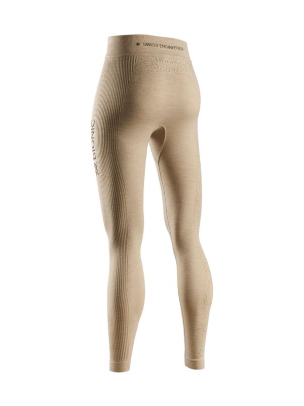 Legginsy termoaktywne damskie X-Bionic Mightywool Beige