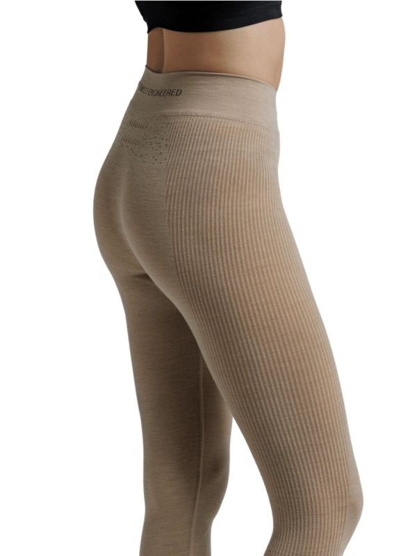 Legginsy termoaktywne damskie X-Bionic Mightywool Beige
