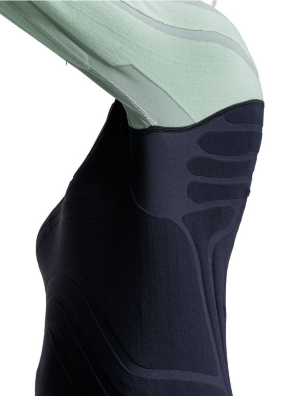 Koszulka termoaktywna damska X-Bionic Heatloop z długim rękawem Black Green