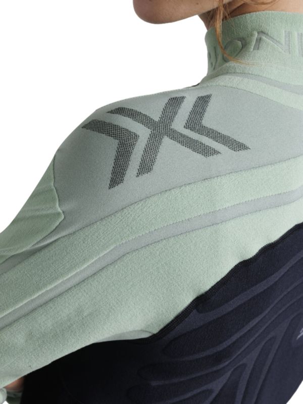 Koszulka termoaktywna damska X-Bionic Heatloop z długim rękawem Black Green