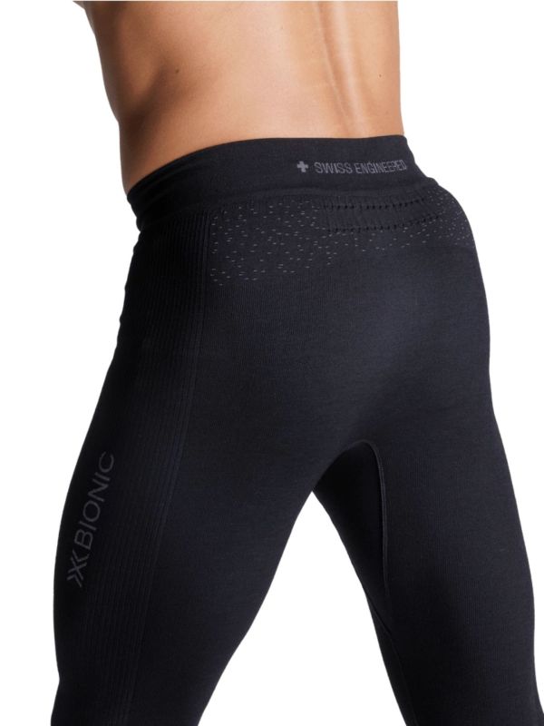 Legginsy termoaktywne męskie X-Bionic Mightywool Black