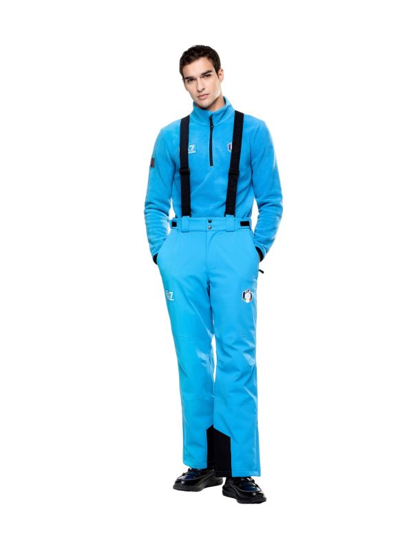 Spodnie narciarskie męskie EA7 Emporio Armani FISI Protectum7 Blue