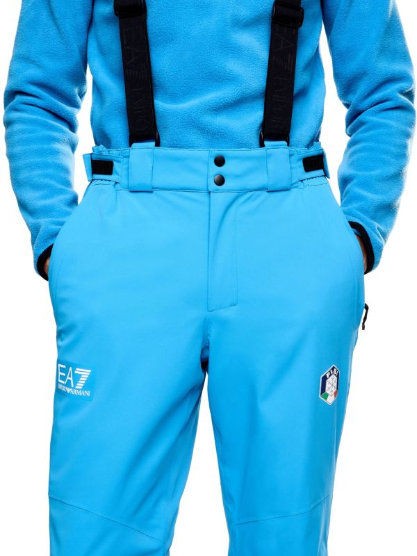 Spodnie narciarskie męskie EA7 Emporio Armani FISI Protectum7 Blue
