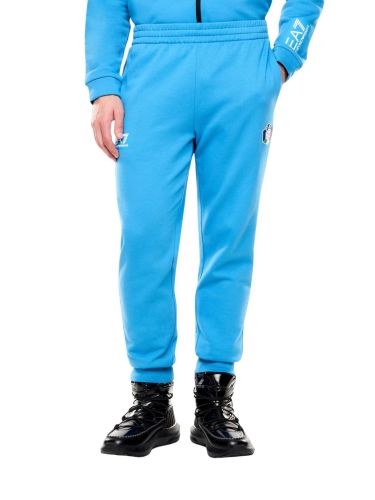 Spodnie dresowe męskie EA7 Emporio Armani FISI Natural VENTUS7 Blue