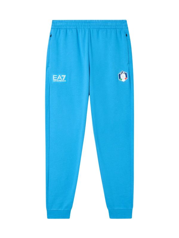 Spodnie dresowe męskie EA7 Emporio Armani FISI Natural VENTUS7 Blue