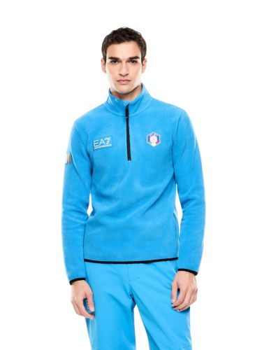 Bluza męska polarowa EA7 Emporio Armani FISI Blue