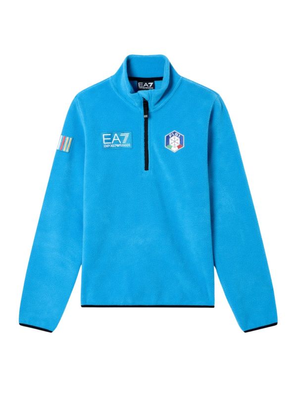 Bluza męska polarowa EA7 Emporio Armani FISI Blue