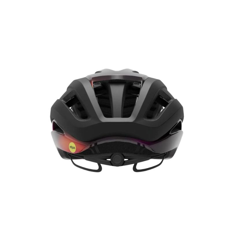 Kask rowerowy szosowy GIRO Aries Spherical matte black/frequency orange