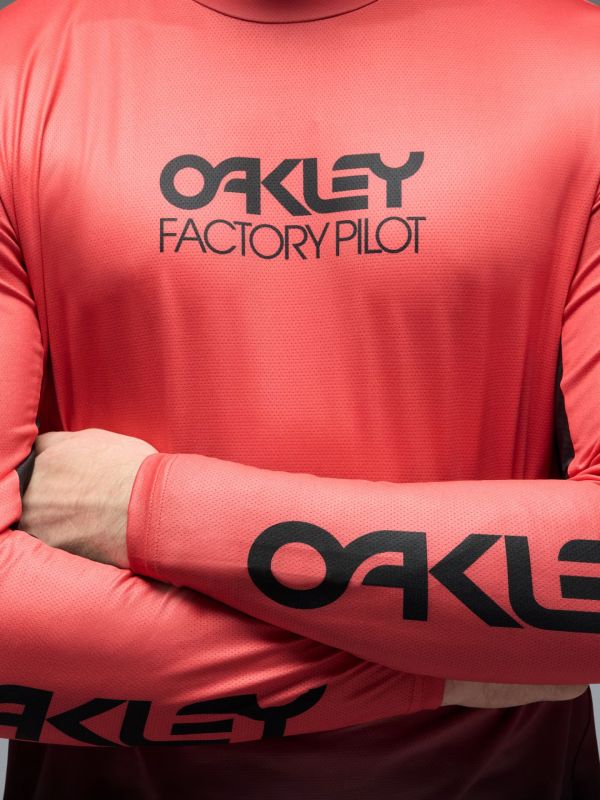 Longsleeve rowerowy męski Oakley Maven Coast 2.0 gradient paloma/black