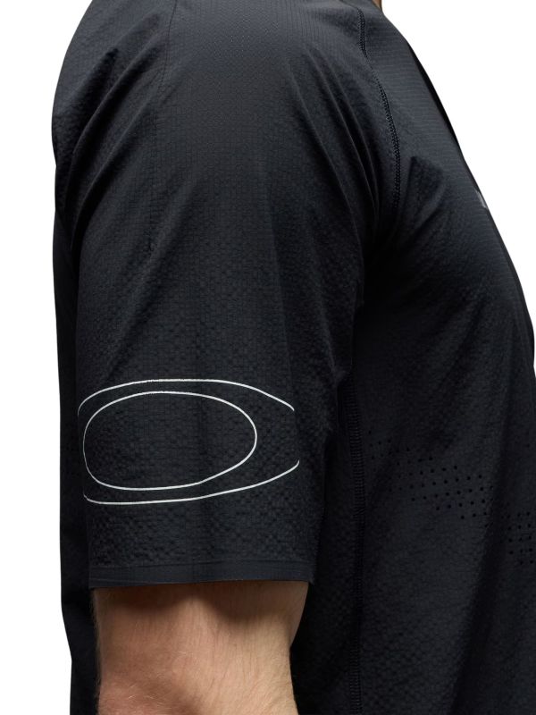 Koszulka rowerowa męska Oakley Seeker Whip SS Jersey Pitch Black