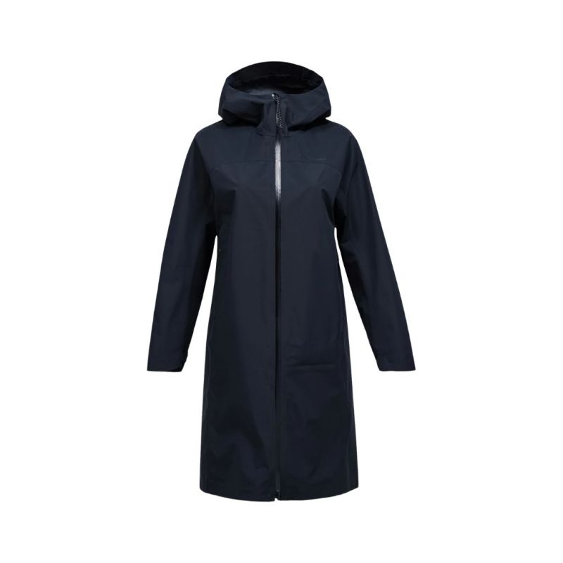 Kurtka Peak Performance damska Treeline HIPE 2.5L Shell Parka black