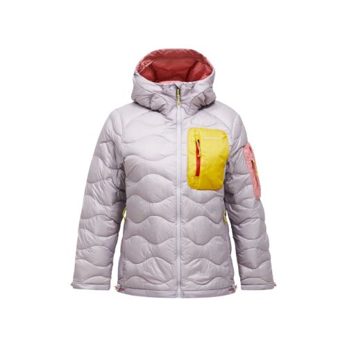 Kurtka Peak Performance puchowa damska Helium Utility Down Hood Jacket grey