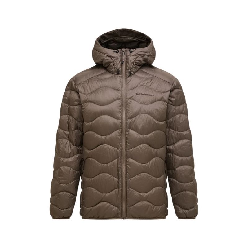 Kurtka Peak Performance męska Helium Down Hood Jacket brown