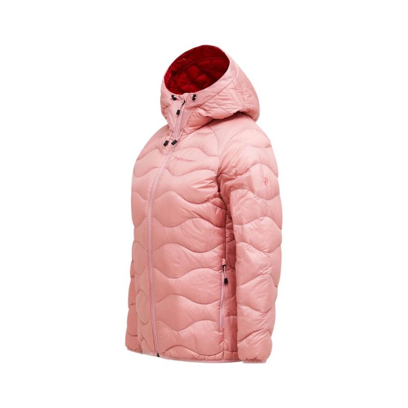 Kurtka Peak Performance puchowa damska Helium Down Hood Jacket pink