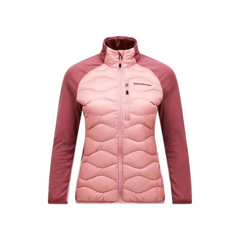 Kurtka Peak Performance damska Helium Down Hybrid Jacket pink