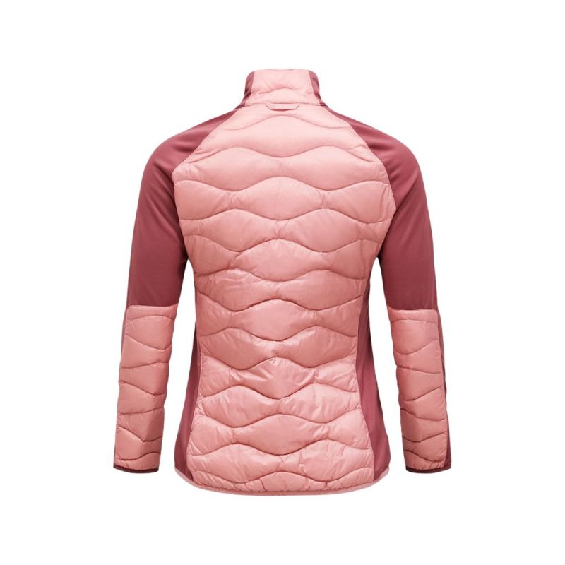 Kurtka Peak Performance damska Helium Down Hybrid Jacket pink