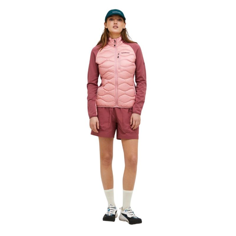 Kurtka Peak Performance damska Helium Down Hybrid Jacket pink