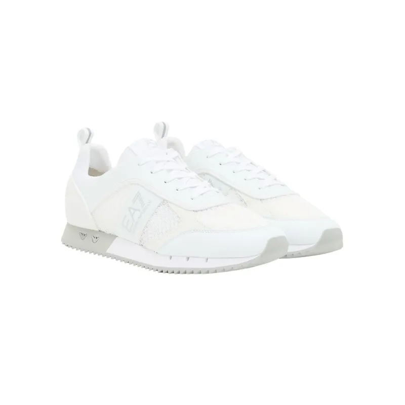 Buty sportowe damskie EA7 Emporio Armani Black and White Collection White
