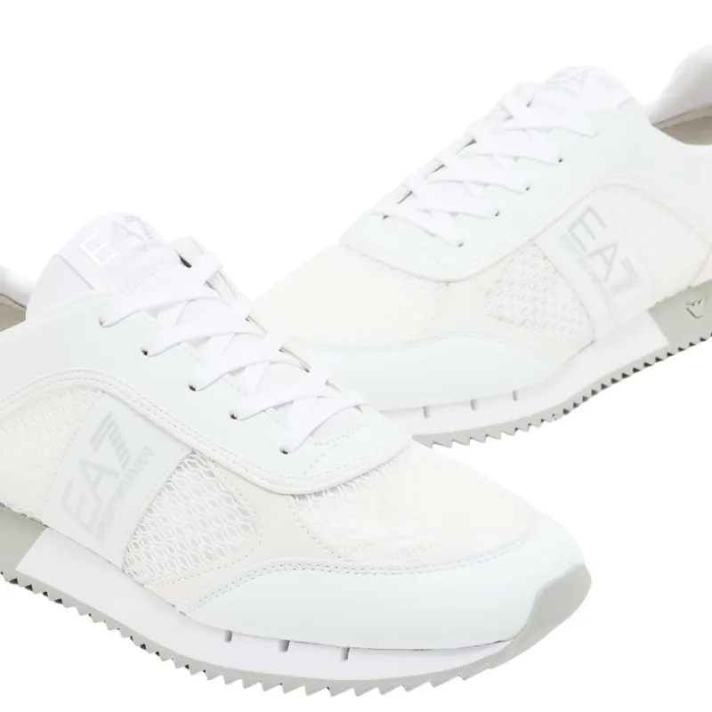 Buty sportowe damskie EA7 Emporio Armani Black and White Collection White