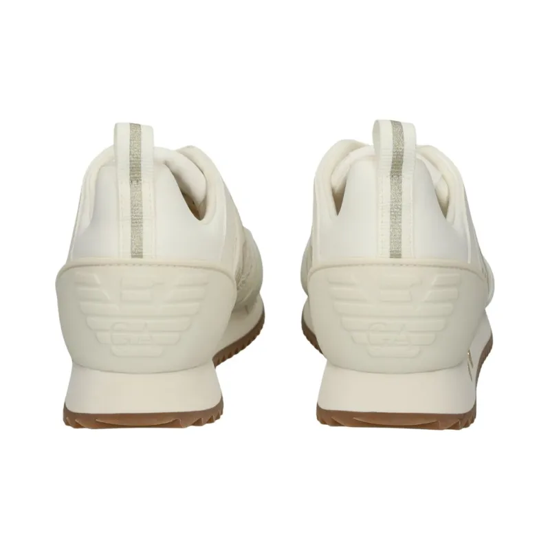 Buty sportowe damskie EA7 Emporio Armani Black and White Collection White Gold