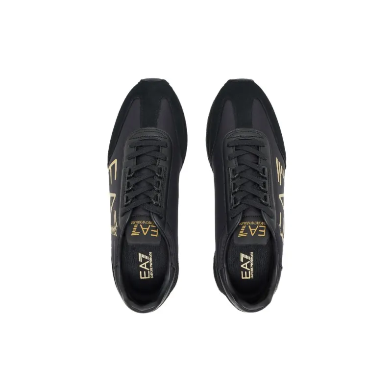 Buty sportowe męskie EA7 Emporio Armani Black and White Vintage Black