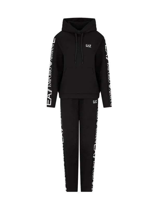 Komplet dresowy damski EA7 Emporio Armani Logo Black