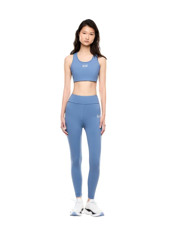 Legginsy treningowe EA7 Emporio Armani VIGOR7 Light Blue