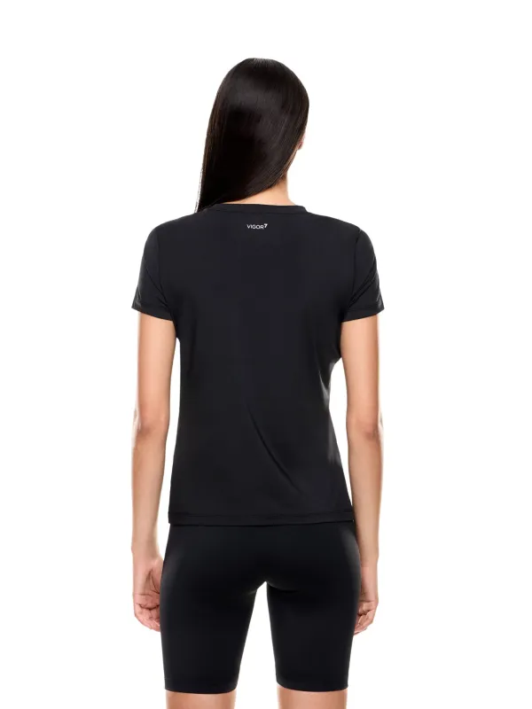 Koszulka sportowa damska EA7 Emporio Armani VIGOR7 Black