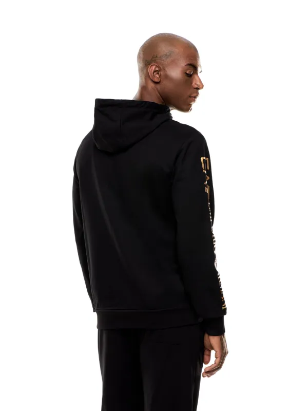 Bluza męska EA7 Emporio Armani Zip-Up Black
