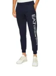 Spodnie dresowe męskie EA7 Emporio Armani Train Logo Blue