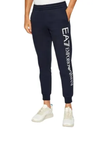 Spodnie dresowe męskie EA7 Emporio Armani Train Logo Blue