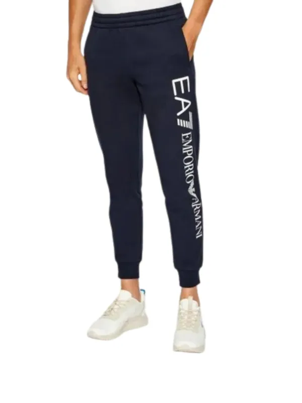 Spodnie dresowe męskie EA7 Emporio Armani Train Logo Blue