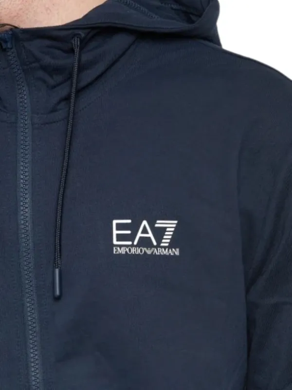 Bluza męska EA7 Emporio Armani Train Logo Series Blue
