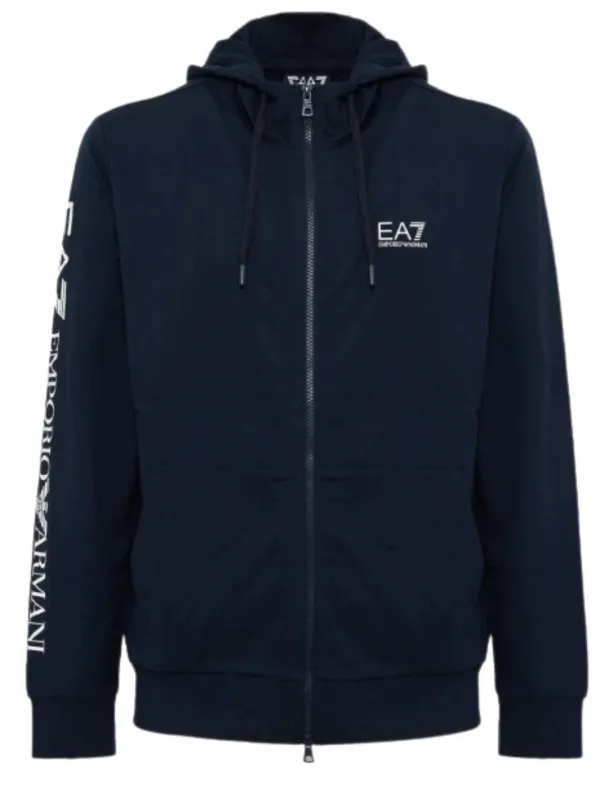 Bluza męska EA7 Emporio Armani Train Logo Series Blue