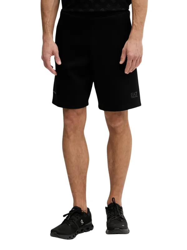 Spodenki dresowe męskie EA7 Emporio Armani Natural Black